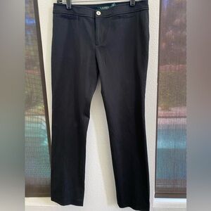 Ralph Lauren Stretch Cotton Blend Black Pant